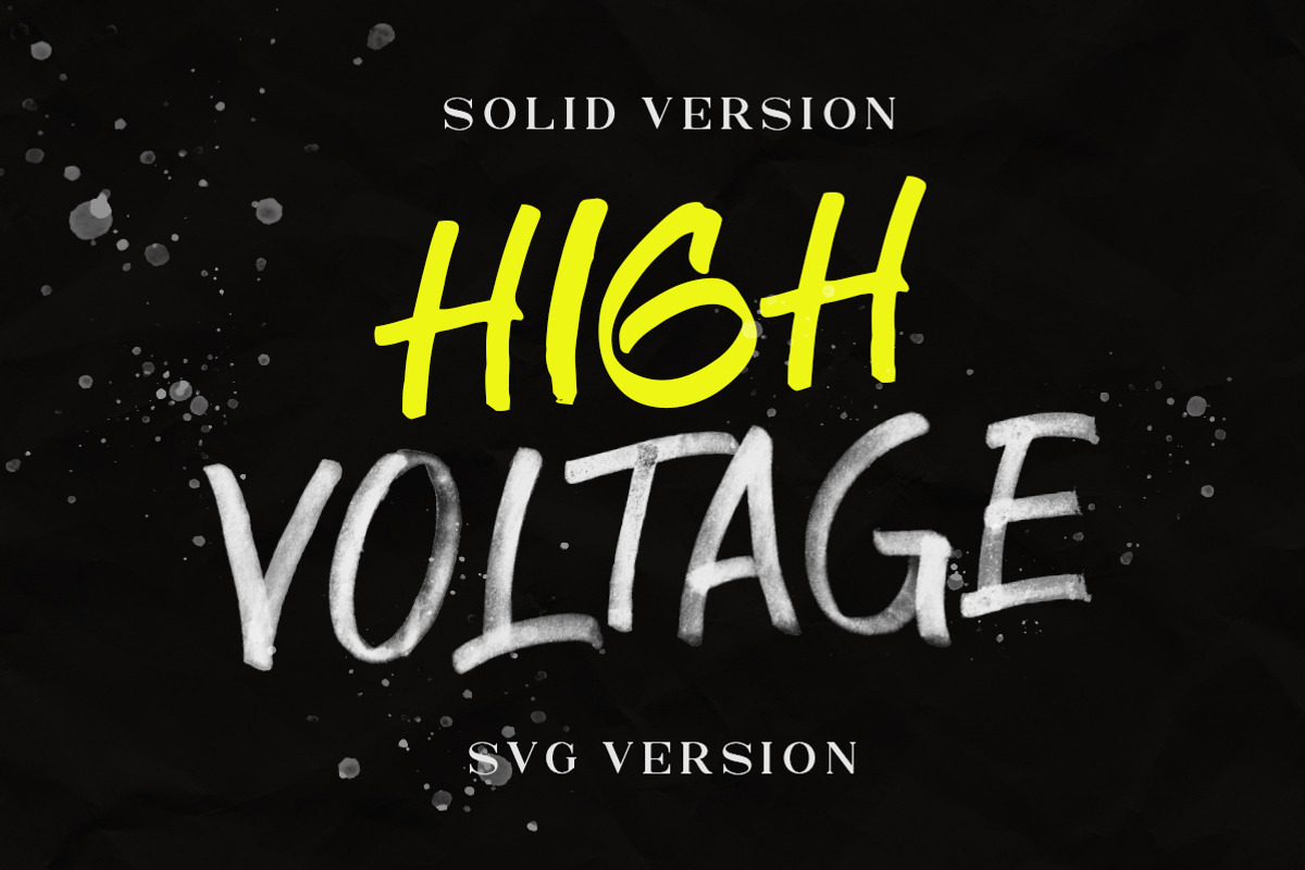 CRIMSON BLACK - SVG Brush Typeface, a Font by Letterhend Studio (Photo 3 of 9)