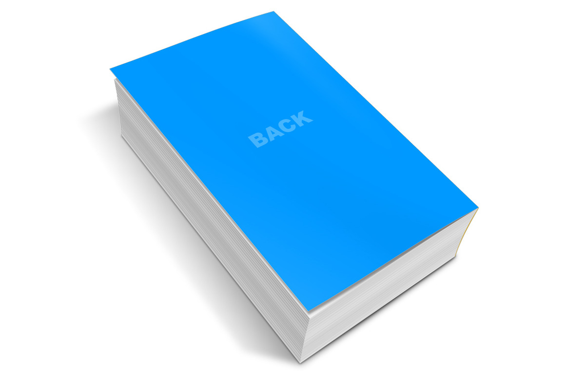 Thick Paperback Book Mockup, a Print Template by Cover Actions Premium (Photo 5 of 5)