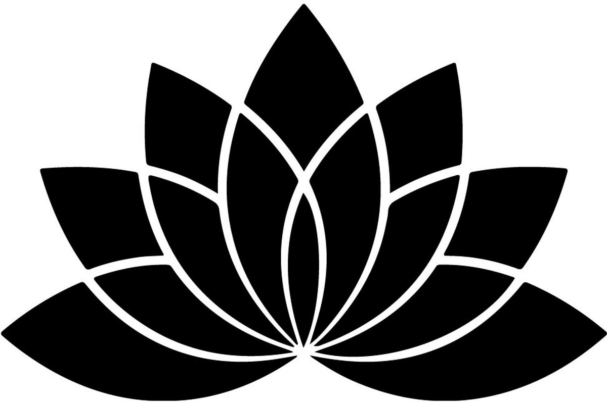 Bold Lotus Flower Silhouette, an Object Graphic by Creativeshirt (Photo 9 of 15)