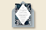 Stylish & Dark Floral Wedding Suite, an Invitation Template by Knotted Design (Thumbnail 2 of 5)
