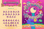 Stuner – Psychedelic Font, a Serif Font by Burntilldead (Thumbnail 7 of 12)