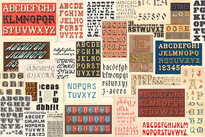 750 Vintage Letters Mega Bundle, an Education Illustration by Digital Museum