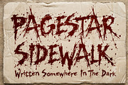 Pagestar Sidewalk mystery Grungetype, a Handwritten Font by HypeWorksCo (Thumbnail 1 of 17)