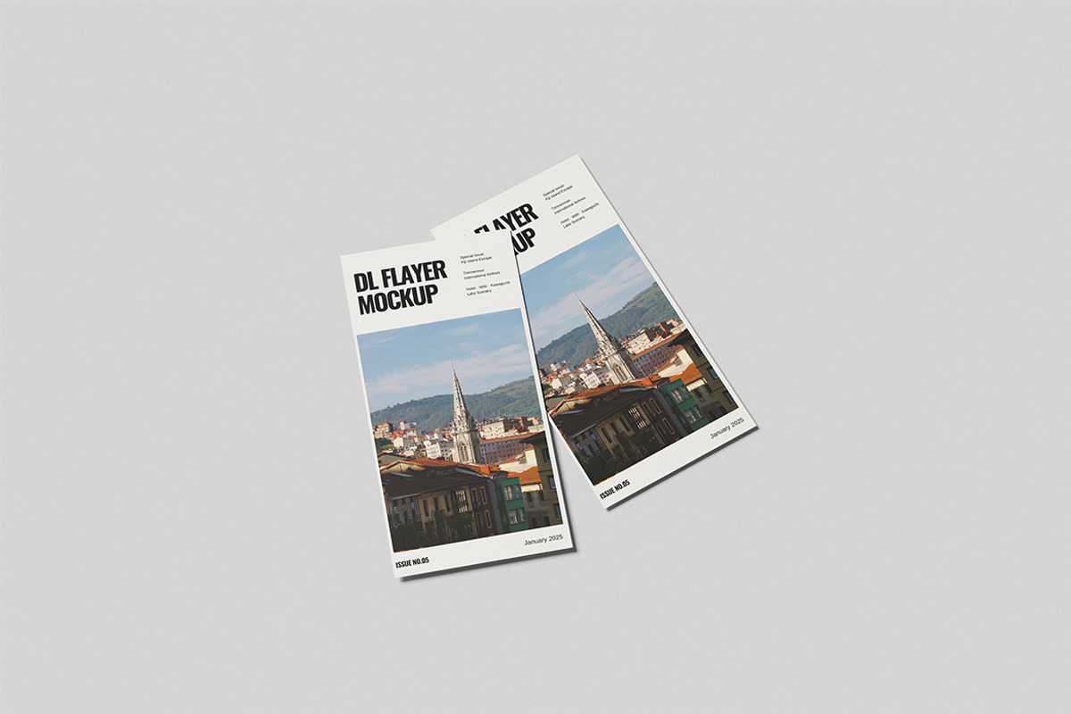 DL Flyer Mockup, an Advertising Mockup by Pikachudesign (Photo 3 of 5)