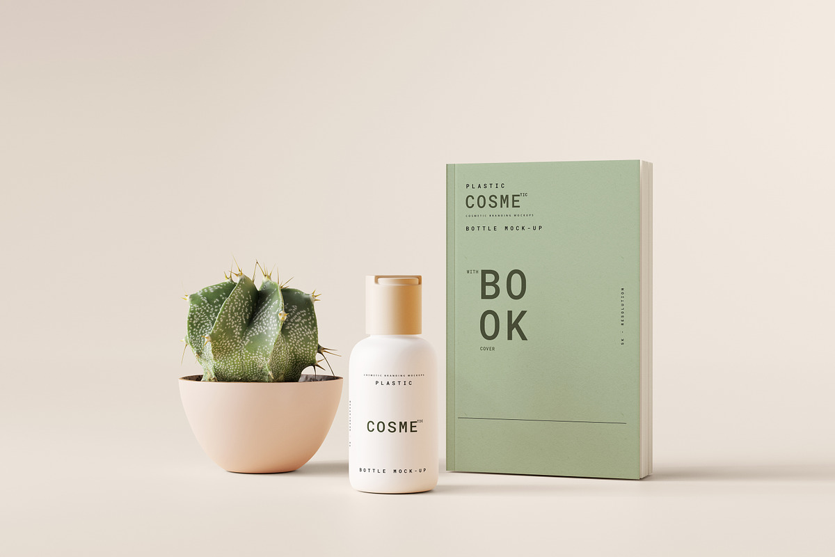 Disc Top-Cap Bottle Mockup Bundle, a Cups & Container Mockup by pmvch (Photo 45 of 60)