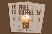 Free Coffee Promotion Flyer, a Flyer Template by Gumico Studio. (Thumbnail 2 of 3)