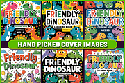 Friendly Dinosaur Coloring Book, an Animal Illustration by Ink Gallery (Thumbnail 3 of 5)