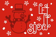Santa's Beard Curly Christmas Font, a Font by Dancing with Ink (Thumbnail 19 of 30)