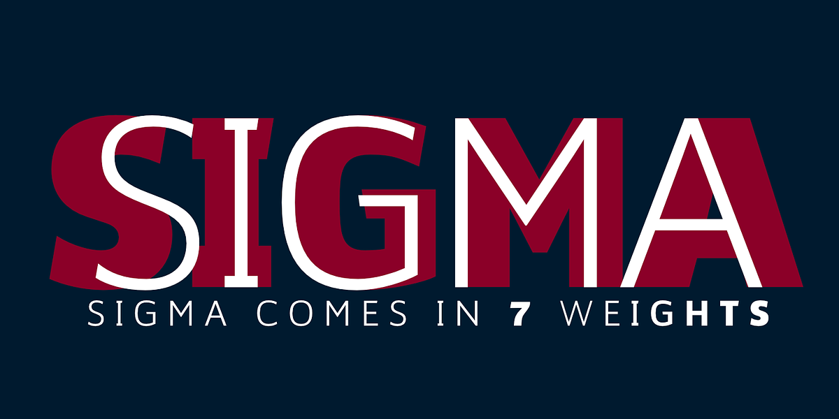 Sigma, a Sans Serif Font by Wiescher-Design (Photo 4 of 10)