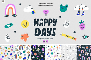 Happy  Days  graphic collection