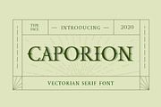 CAPORION Vectorian Serif Font, a Serif Font by UICreative (Thumbnail 1 of 5)