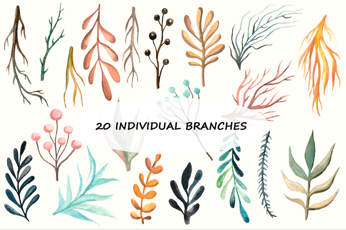 Watercolor Coffee Collection, an Animal Illustration by Kseniya_design (Photo 3 of 8)