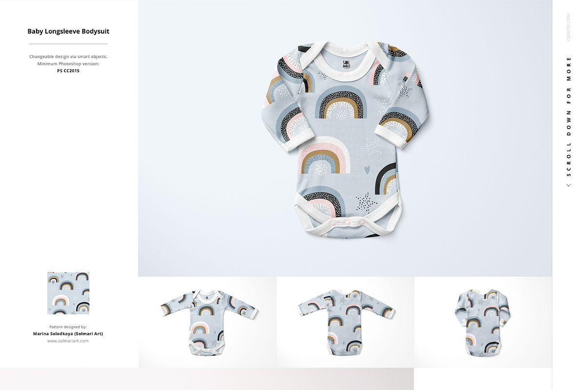 Kids Essentials Mockup Bundle, a Bottom Mockup by creatsy5 (Photo 7 of 9)