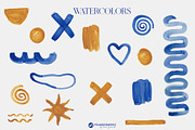 Beach House Watercolor Patterns, a Pattern Graphic by Youandigraphics (Thumbnail 17 of 19)
