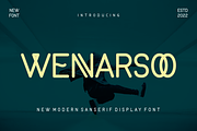 Wennarsoo Font, a Sans Serif Font by brahamb_design (Thumbnail 1 of 6)