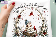 Snowman Christmas Png, a Seasonal Illustration by Coco Bloom (Thumbnail 1 of 3)