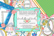 Hand-Painted Creative Toolbox, a Decorative Illustration by Patishop Art (Thumbnail 1 of 14)