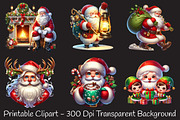 Cute Santa & Holiday Elements Clipar, an Illustration by RobertsArt (Thumbnail 7 of 7)