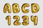 Balloon Glitter Font, a Font by Handmadefont (Thumbnail 9 of 9)