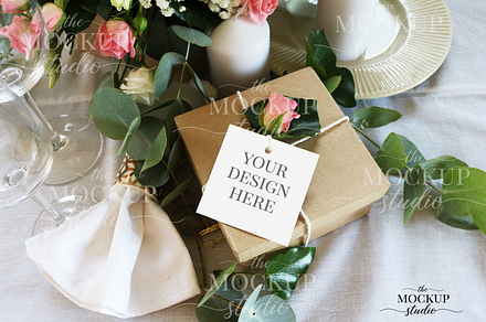 Elegant Tag Mockup
