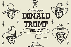 Donald Trump Illustrations Vol. 2