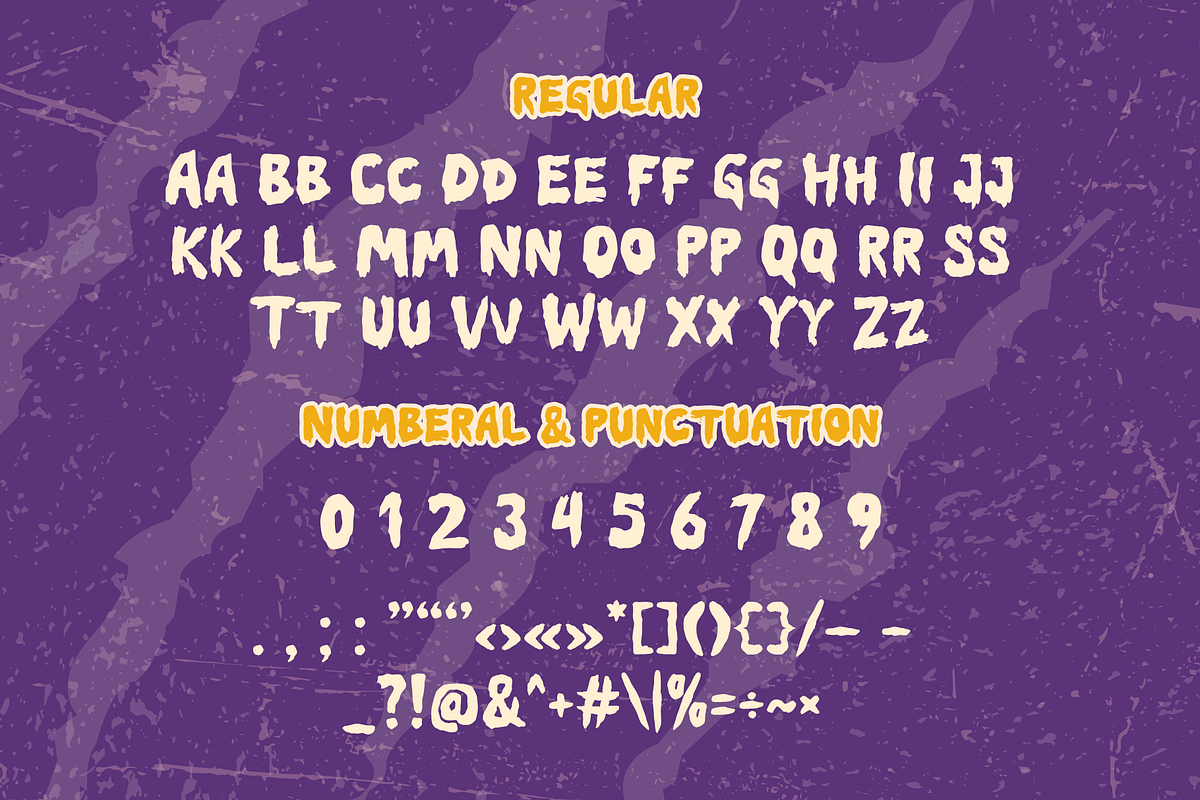 Horror Evil is a Halloween font, a Handwritten Font by Brown Cupple (Photo 7 of 7)