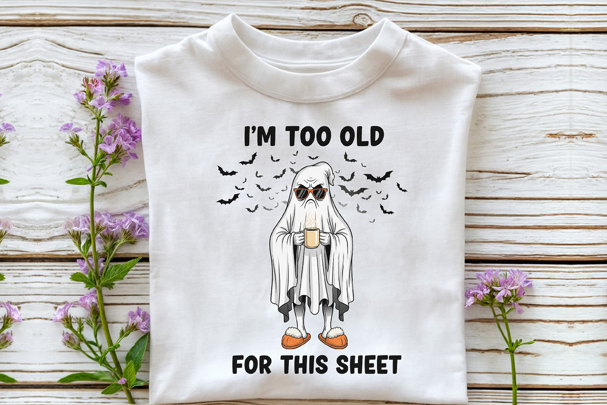 Sarcastic Sheet Ghost Funny Hallowee, an Illustration by DreamCafeArt (Photo 4 of 7)
