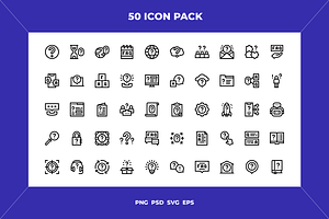 Question icons, an Outline Icon by Wencory