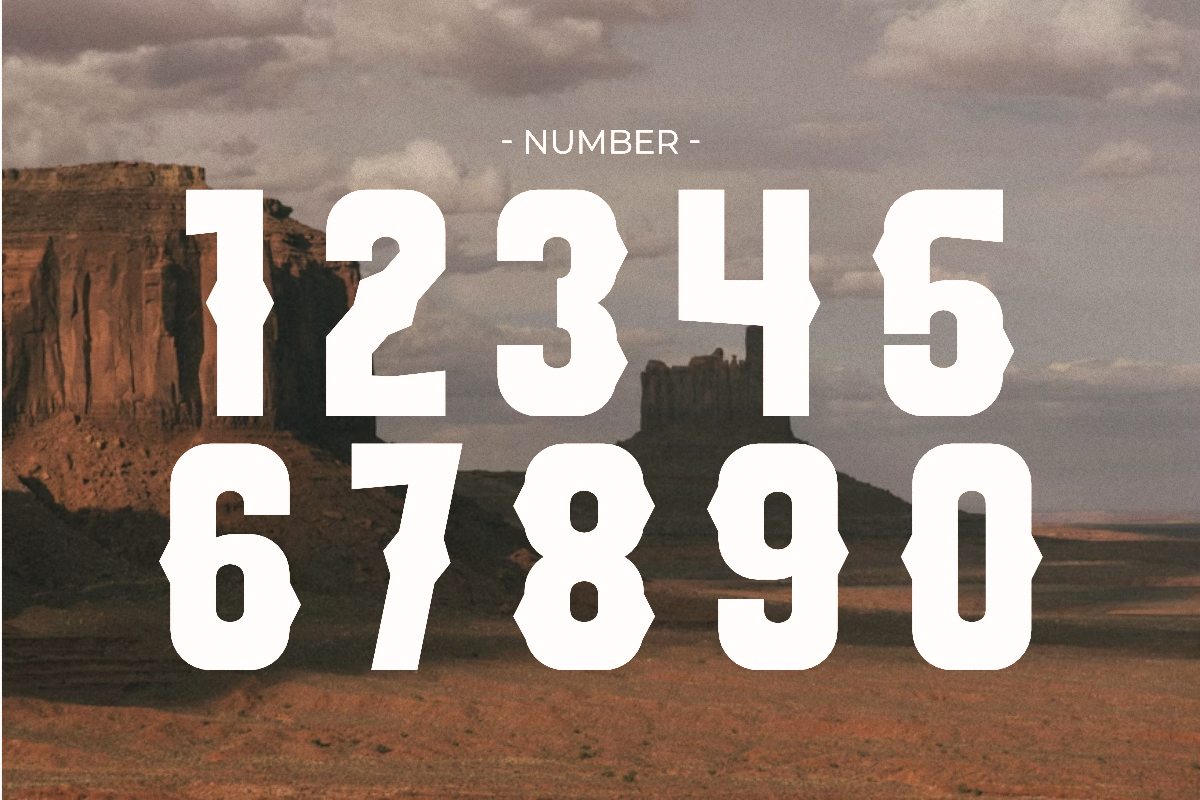 Scream - Vintage Western Sans Serif, a Sans Serif Font by Pian45 Studio (Photo 3 of 10)