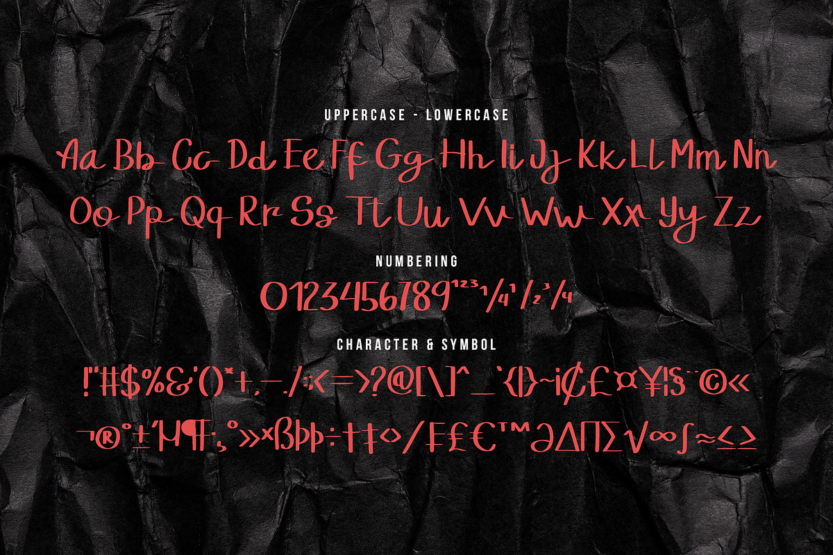 Colback Script Font, a Script Font by Dawnside Graphic (Photo 3 of 8)