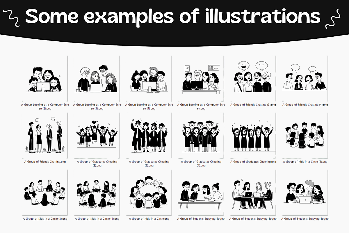 510 Notion Style Education Pack, an Education Illustration by DaisyStudio (Photo 9 of 10)