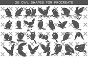 Procreate Owl Brushes!, a Brush Add-On by Extreme Brushes (Thumbnail 2 of 3)