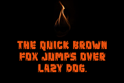 Treaks Firego - Fire Typeface Font, a Sans Serif Font by Iqsiart Studio (Thumbnail 6 of 6)