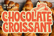 Chocoblop– Food Playful Display Font, a Handwritten Font by decographstud (Thumbnail 2 of 7)