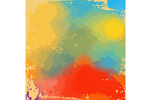 Hand drawn oil painting. Colored, a Texture Illustration by Nenahliadava Design