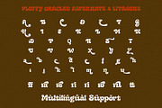 Pluffy Oracled – Groovy Retro Vibes, a Handwritten Font by Black Junst (Thumbnail 12 of 13)