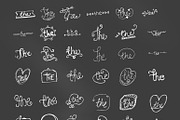 60 Hand drawn 'The' PS Brushes, a Brush Add-On by Frisk Shop (Thumbnail 2 of 3)