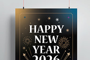 Happy New Year, a Flyer Template by MightyDesign (Thumbnail 2 of 8)