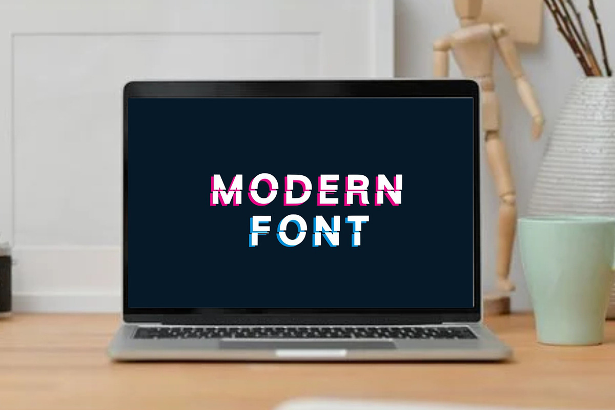 Glitch Pixel -  Glitch Font, a Blackletter Font by Fourteen Letter (Photo 4 of 7)