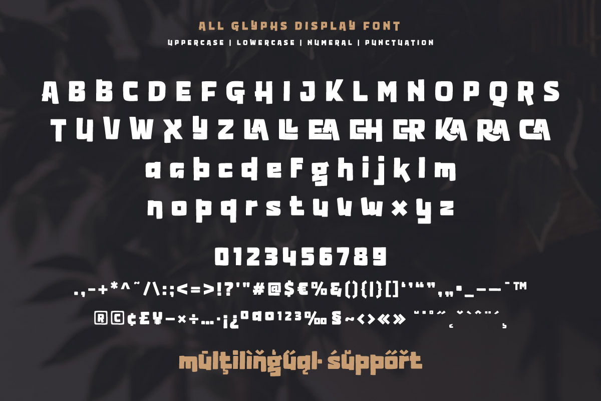 Gymbrand - Display Branding Font, a Font by productype1 (Photo 10 of 10)