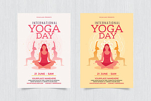 International Day of Yoga, a Flyer Template by DesignWorkz