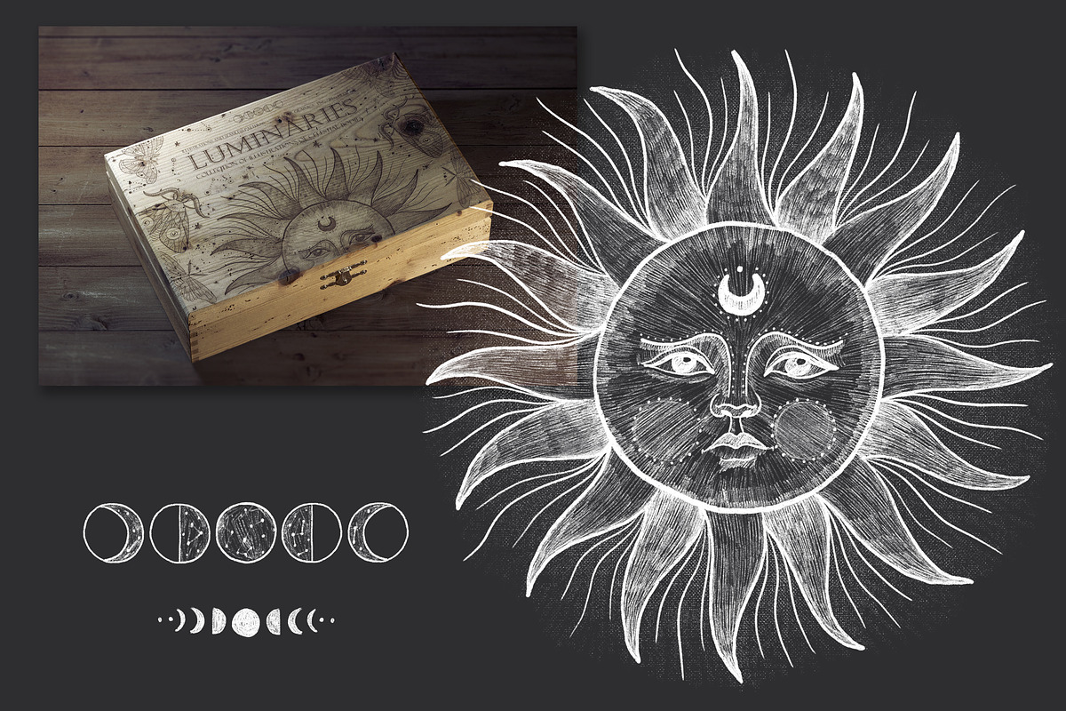 Luminaries. Celestial bodies, an Illustration by Chikovnaya (Photo 2 of 11)