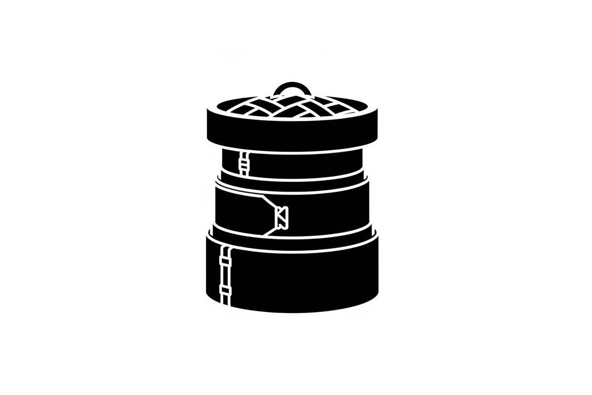 Vintage Bamboo Steamer Silhouette, a Graphic by musafir_fashion (Photo 1 of 14)
