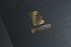 Eurotek Letter E Logo