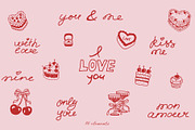 Valentine’s Day Clipart Bundle, an Object Graphic by Lisa Mill (Thumbnail 8 of 10)