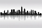 Modern City Skyline Vector Bundle, an Illustration by abu67222 (Thumbnail 1 of 7)