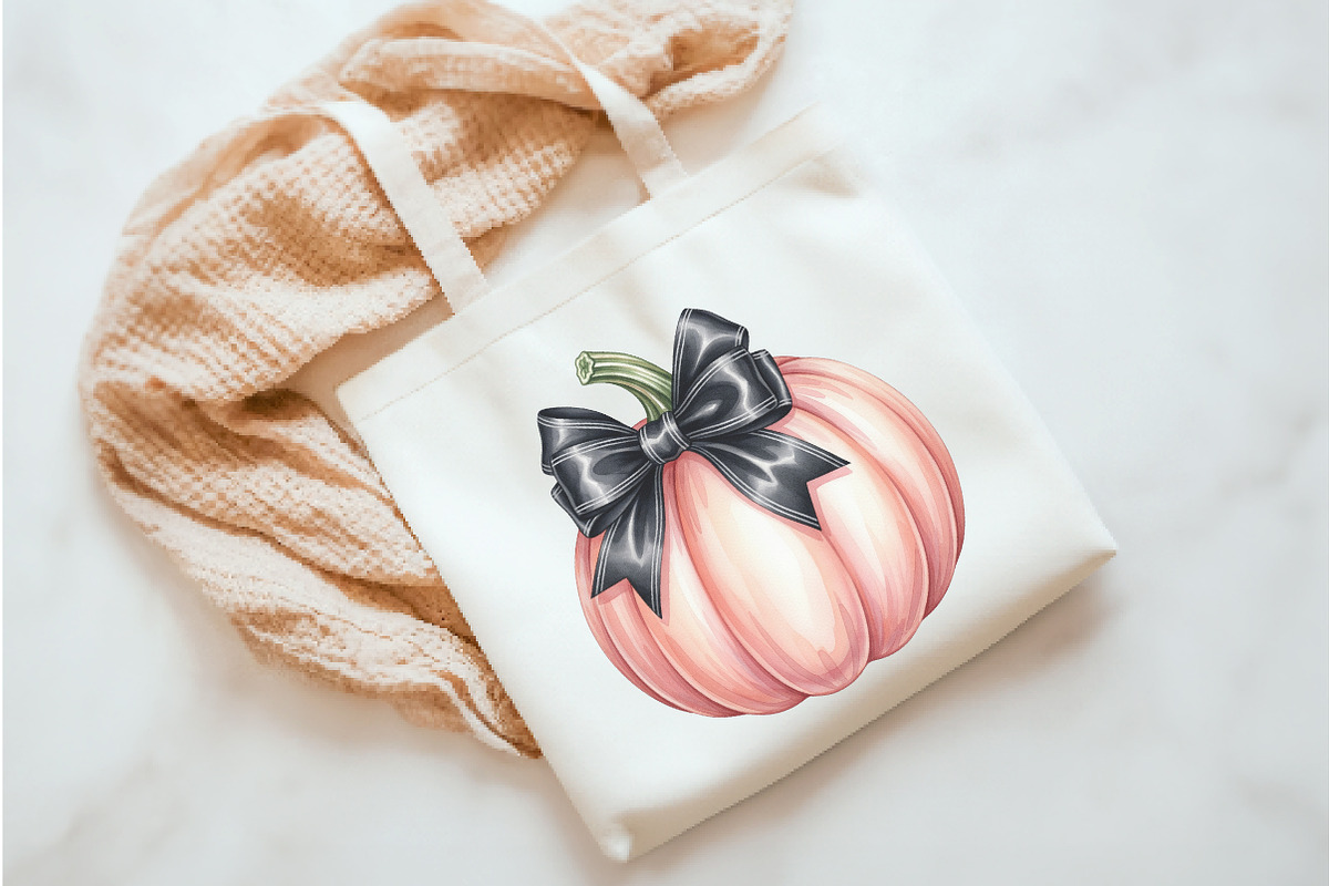 Fall Watercolor Pumpkin PNG Autumn, an Illustration by Watercolor design (Photo 3 of 3)