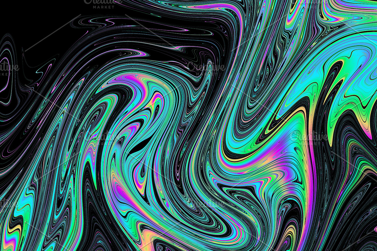 Acid psychedelic textures 50 Pack, a Texture Graphic by tkdesign (Photo 38 of 50)