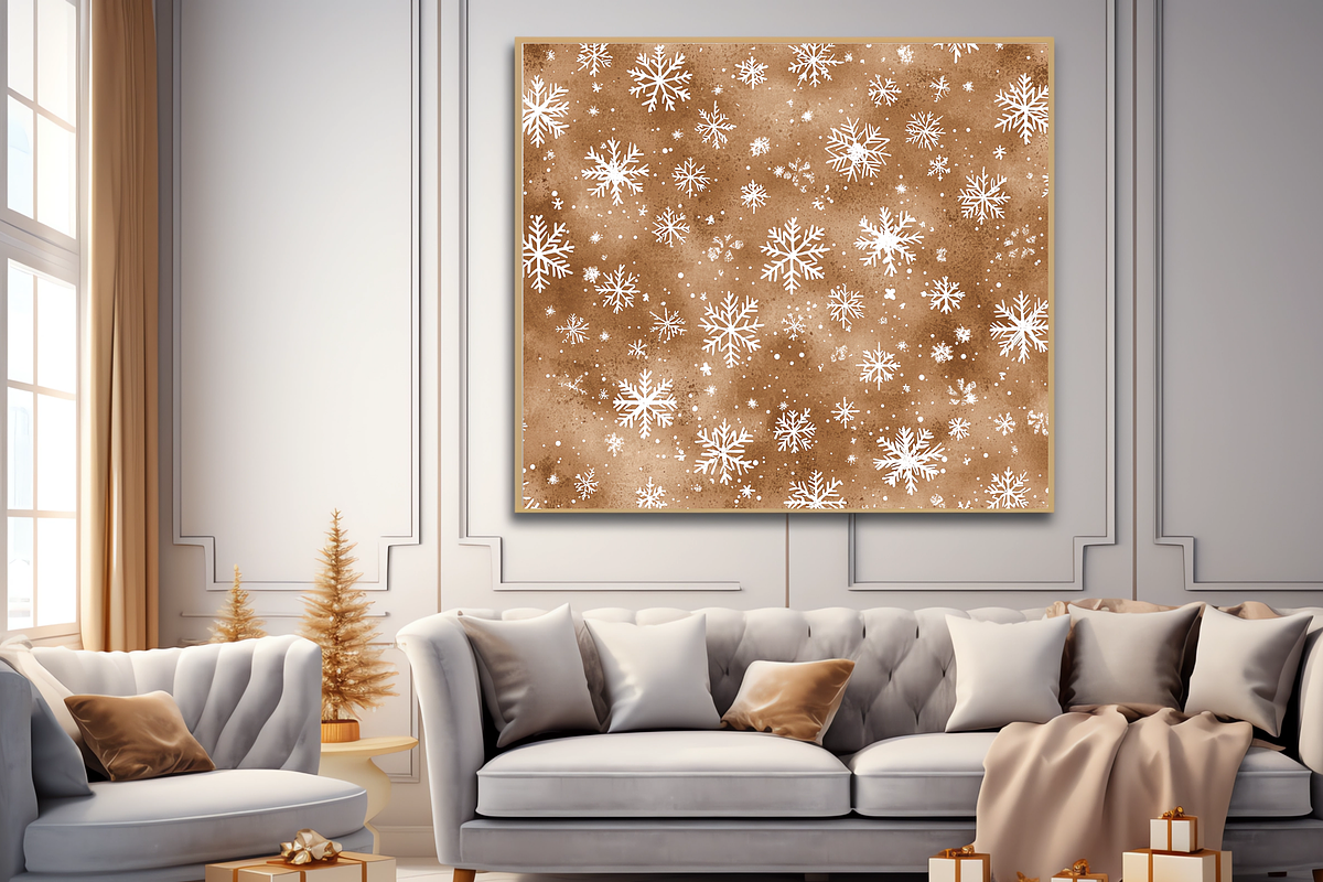 Country Christmas Digital Paper, a Background Graphic by LA Design (Photo 9 of 10)