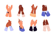 People clapping hands set, banner, a Person Illustration by PaperTrident (Thumbnail 1 of 3)